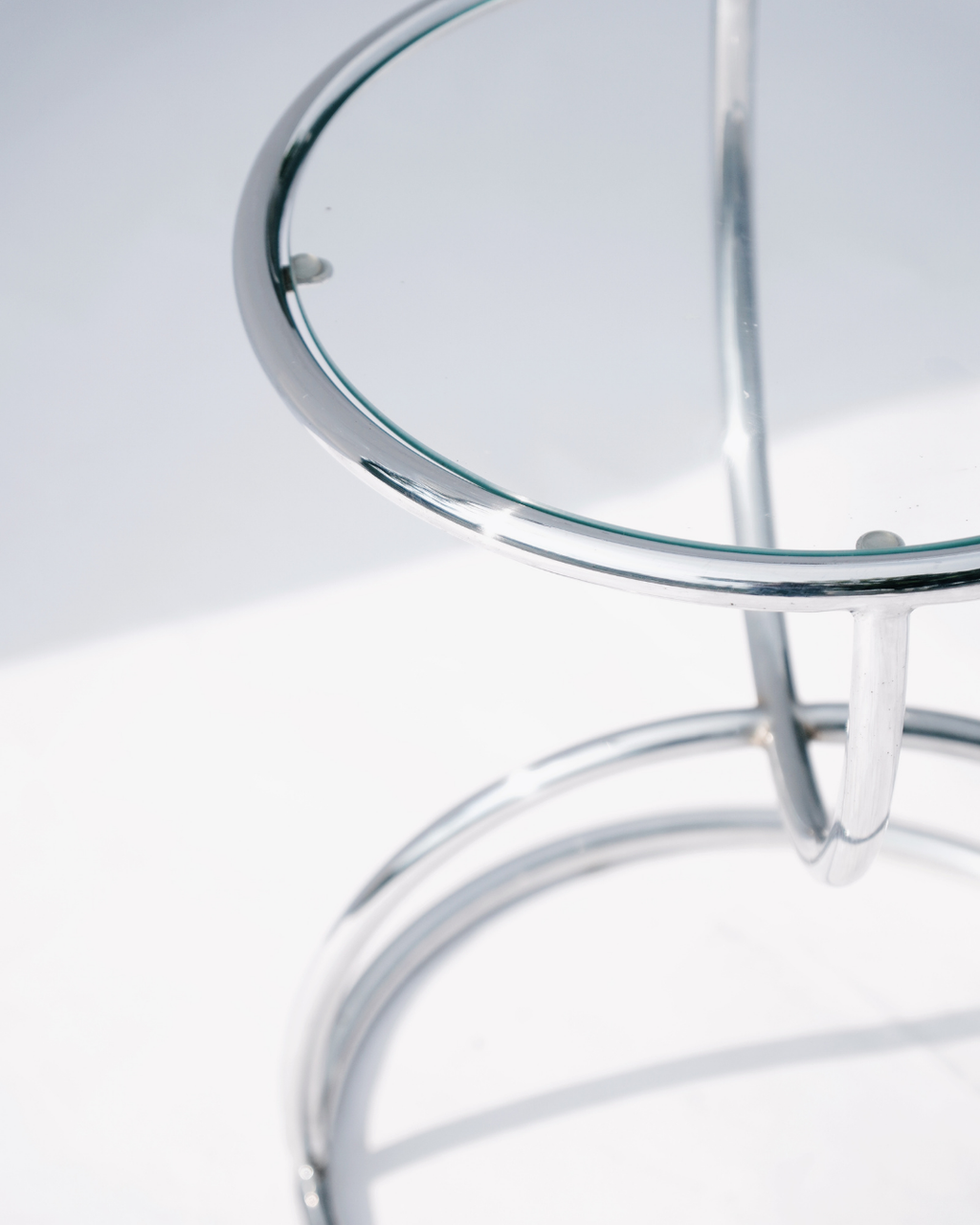 Chrome Side Table