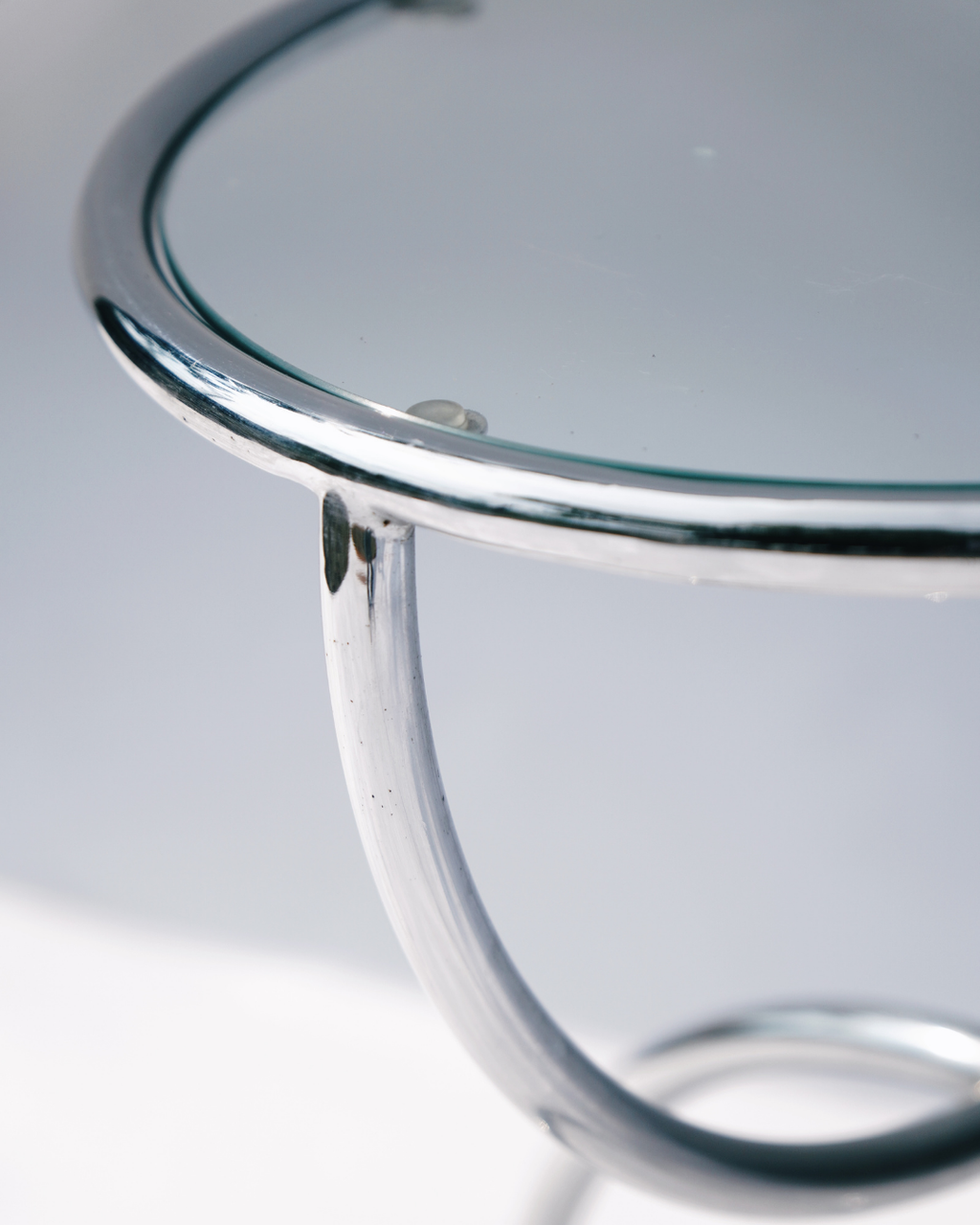 Chrome Side Table