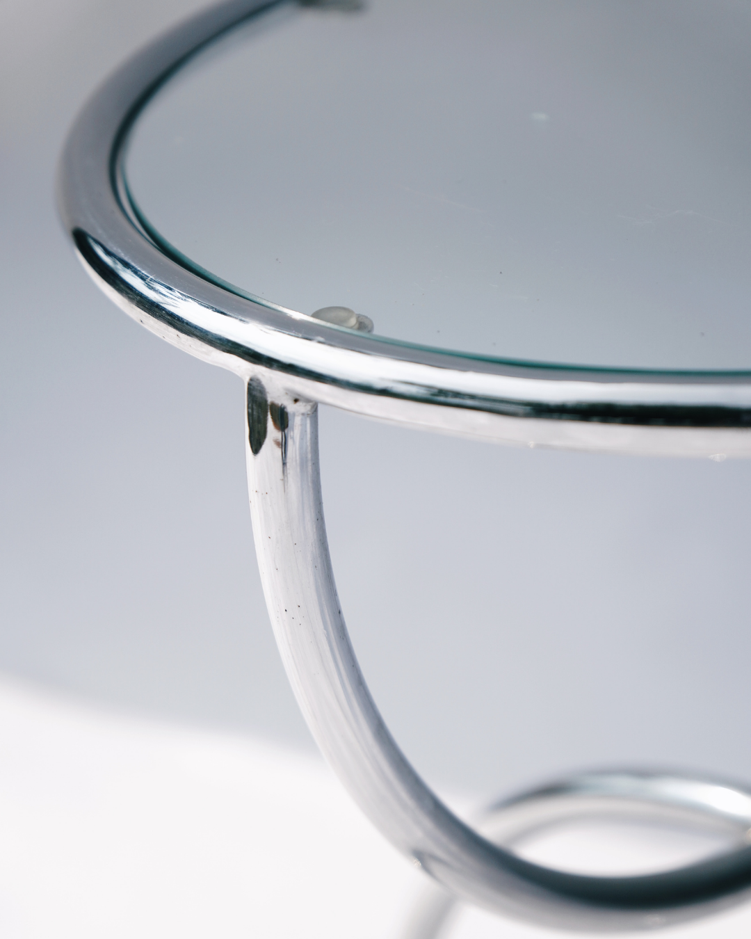 Chrome Side Table