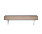 Industrial Oak Console Table