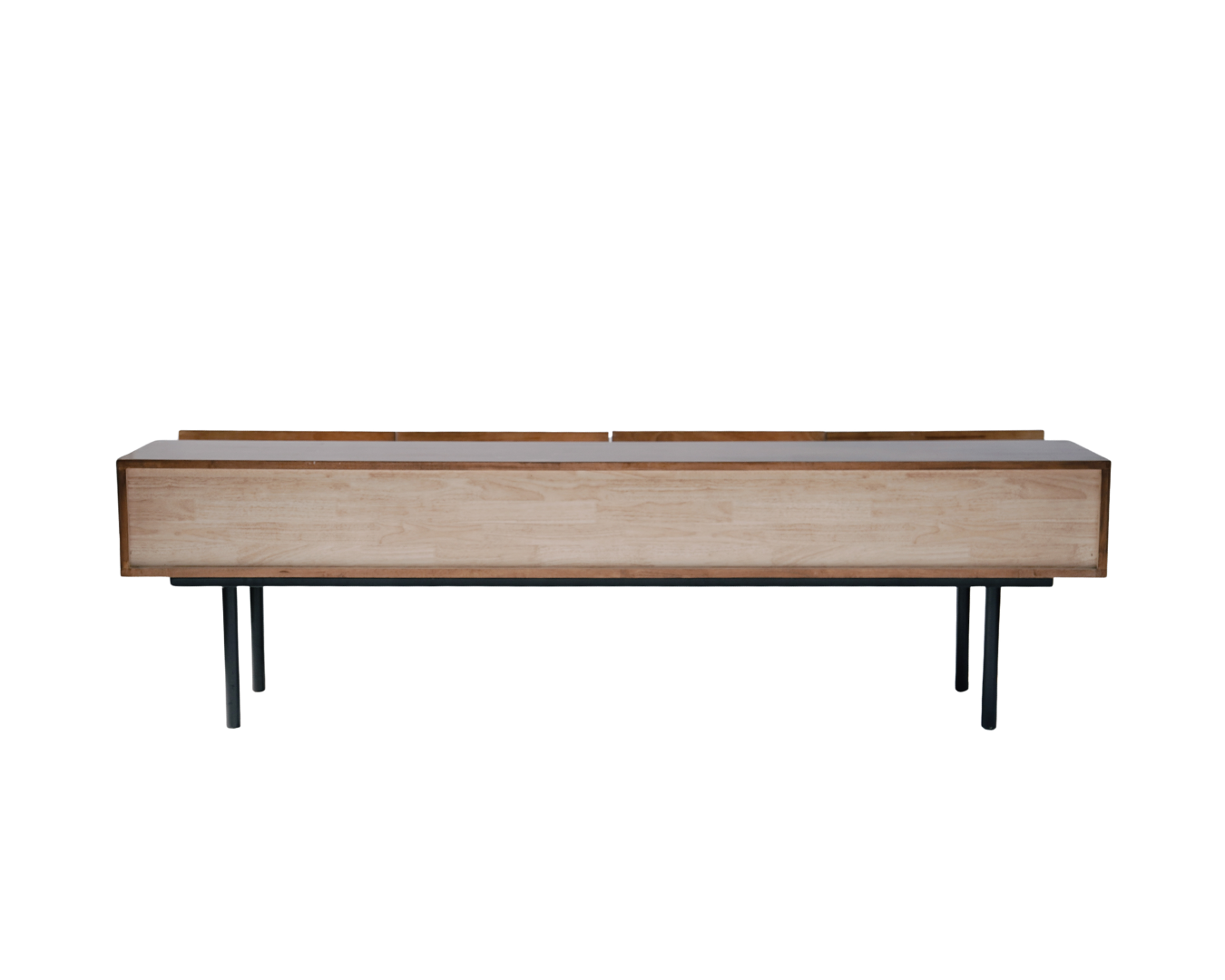 Industrial Oak Console Table