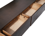 Industrial Oak Console Table